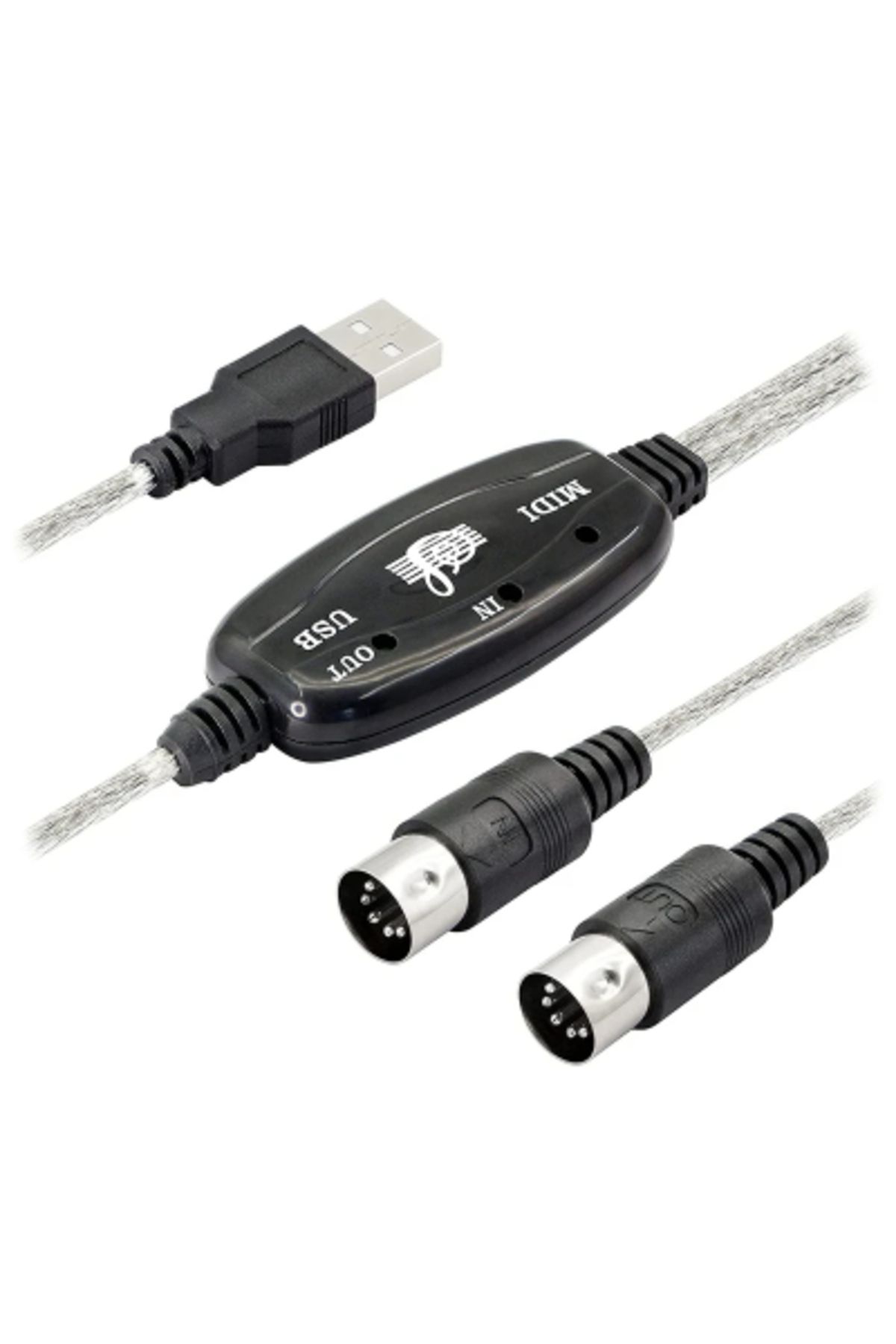 Usb midi kablo usb 2 x 5 pin midi kablo 5 pin midi kablo usb çevirici