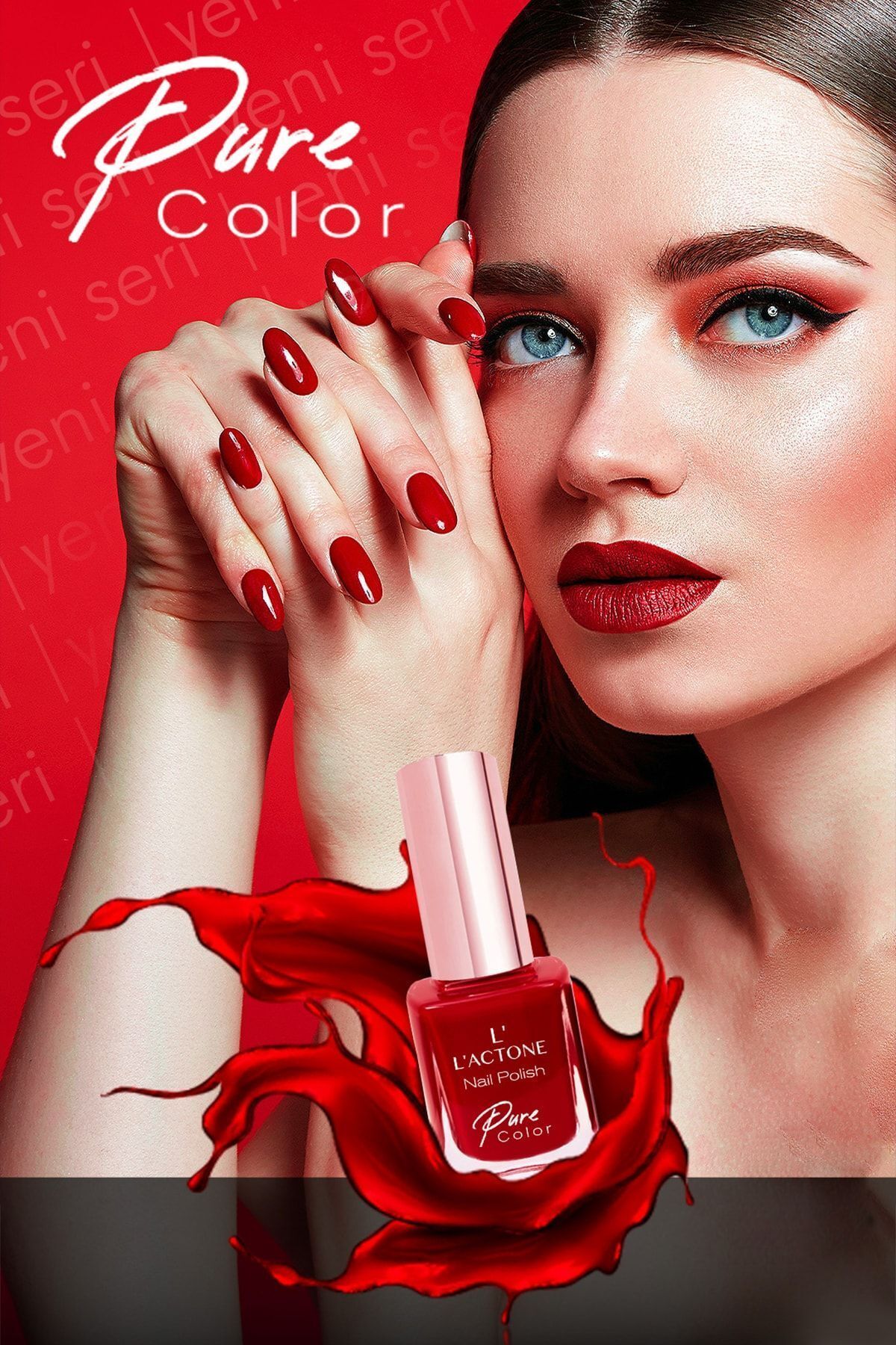 Kırmızı Oje Nail Polish Pure Color 315