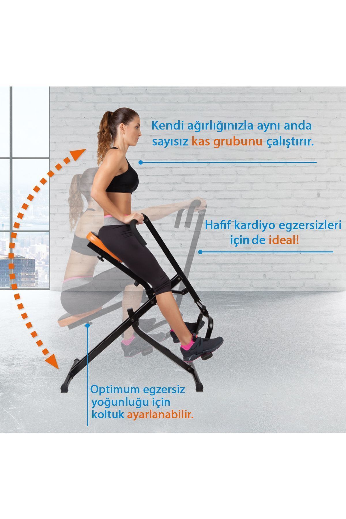 Total Fitness Tüm Vücut Fitness Aleti - Çok Yönlü Egzersiz Aleti - Alman Tasarım