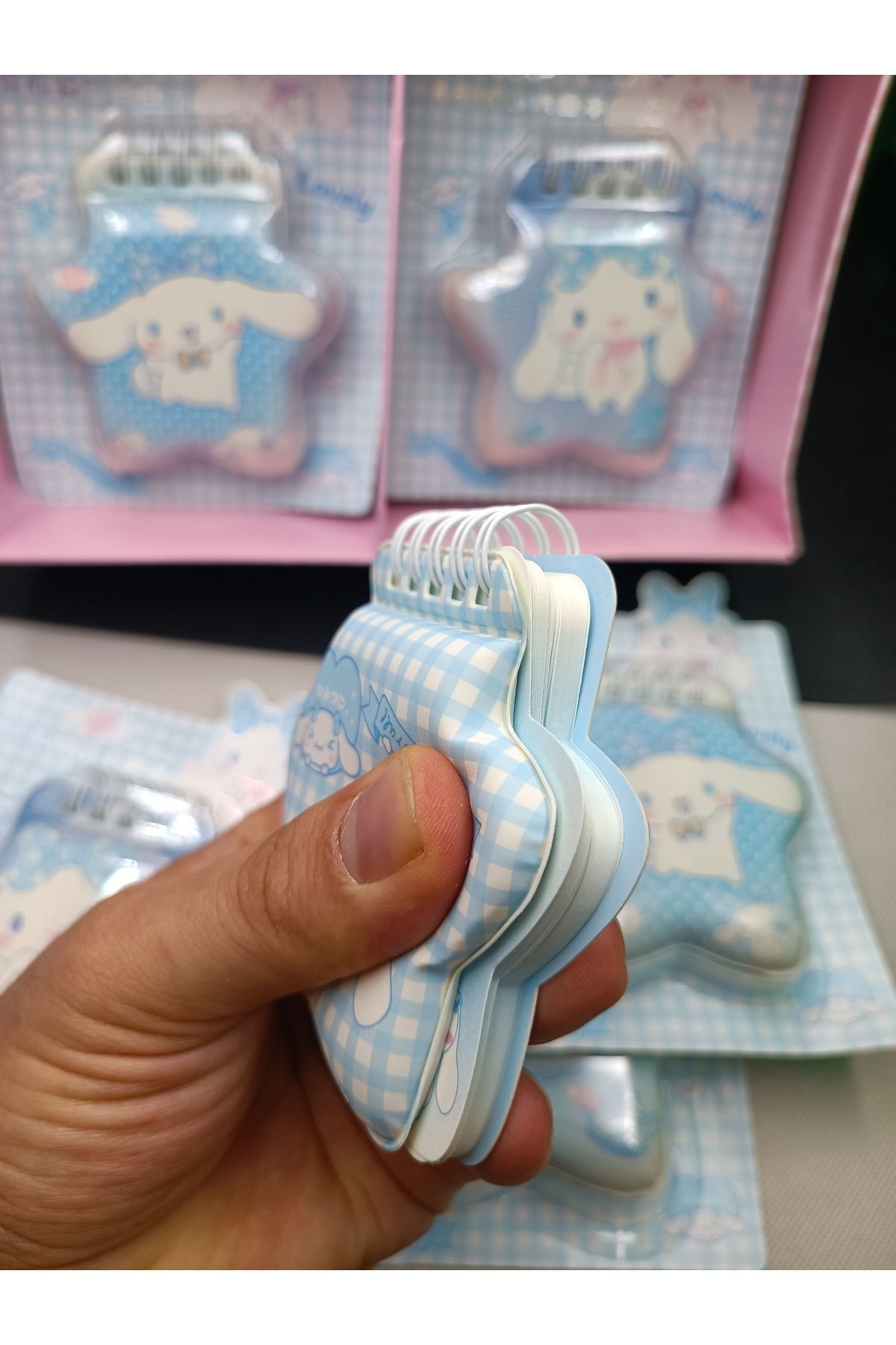 sanrio cinnamoroll yumuşak kapaklı mini no defteri hediyelik sticker defter 1adet