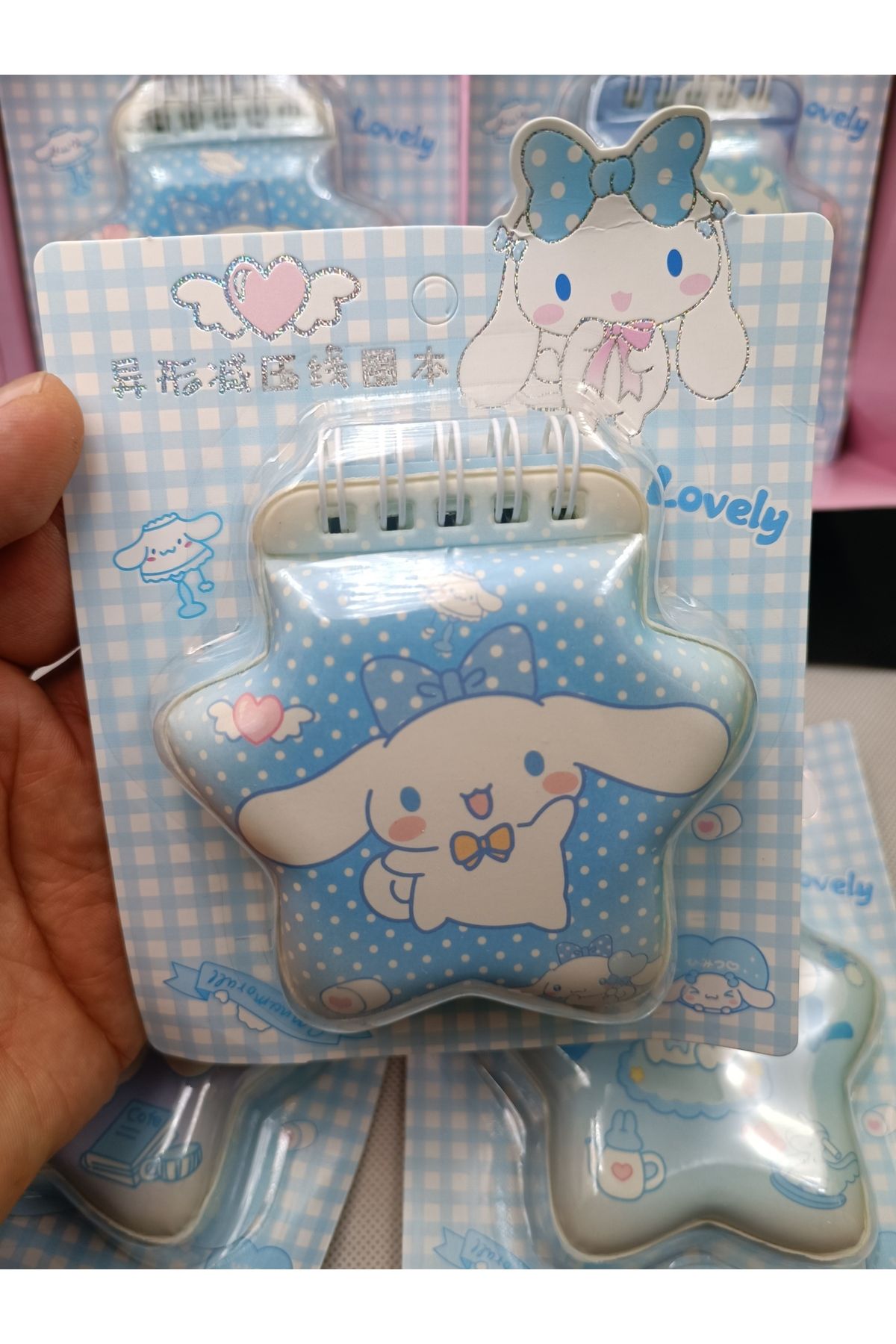 sanrio cinnamoroll yumuşak kapaklı mini no defteri hediyelik sticker defter 1adet