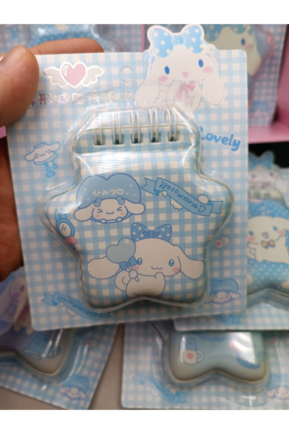 sanrio cinnamoroll yumuşak kapaklı mini no defteri hediyelik sticker defter 1adet