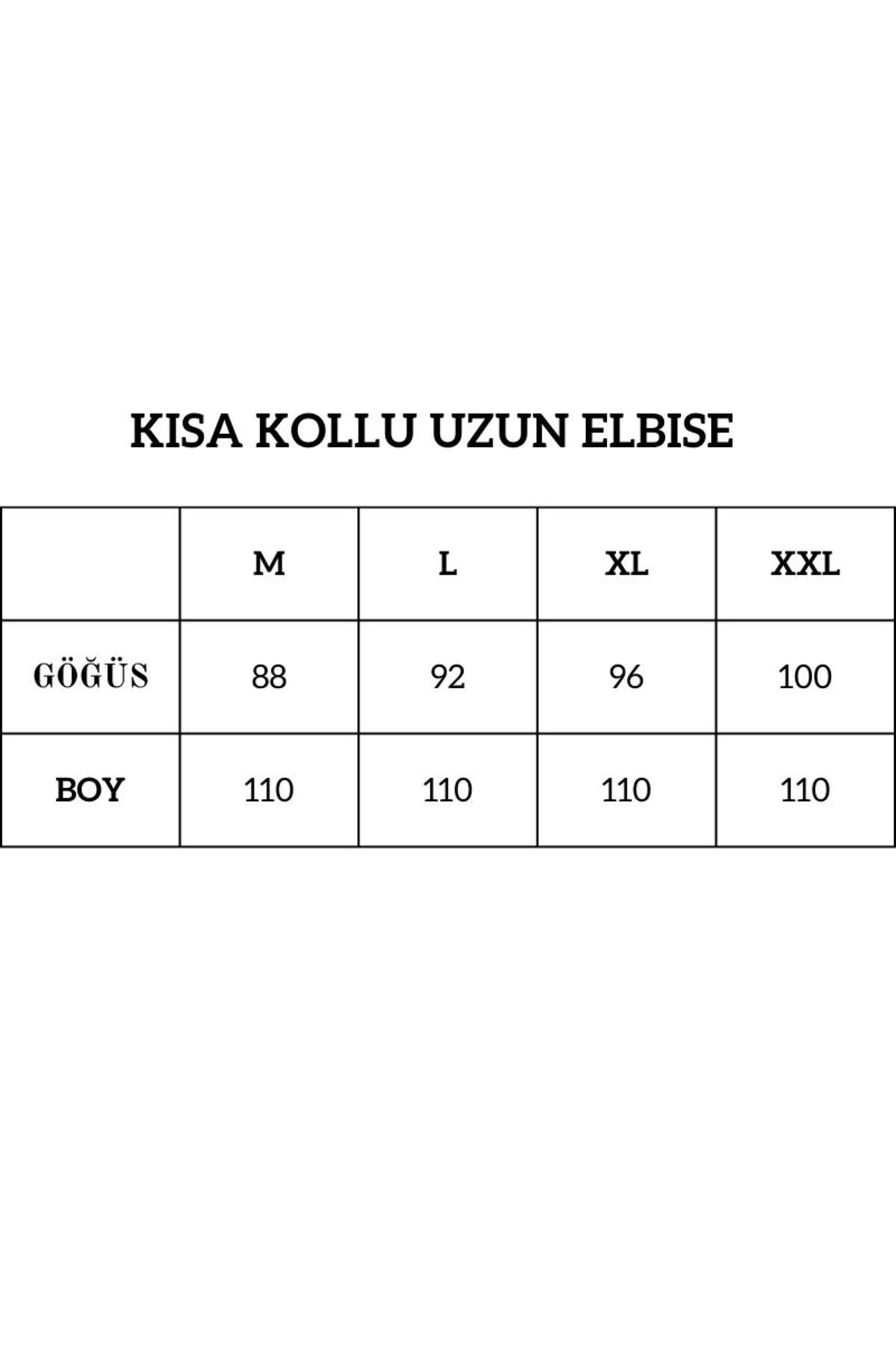 Kadın Viskon Kumaş Kısa Kollu V Yaka Fiyonk Detaylı Uzun Gecelik - Siyah