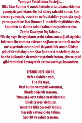 Star Runner 4 NN Kadın Sneaker Ayakkabı DX7615-001-1-Siyah Image 1