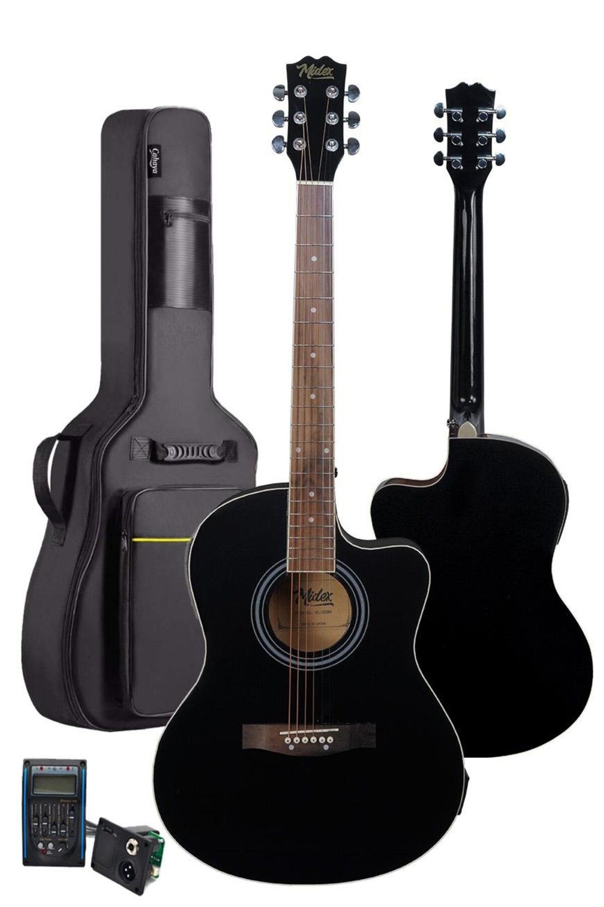 Xc-300xbk-eq Profesyonel Siyah Elektro Akustik Gitar 4/4 Yetişkin Üst Segment