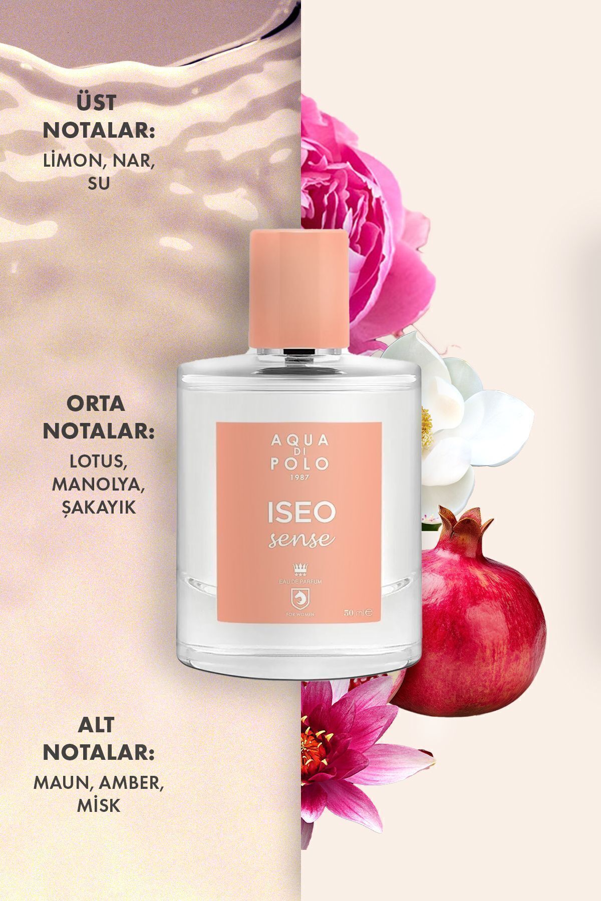 Iseo Sense 50 Ml Kadın Edp Apcn000902