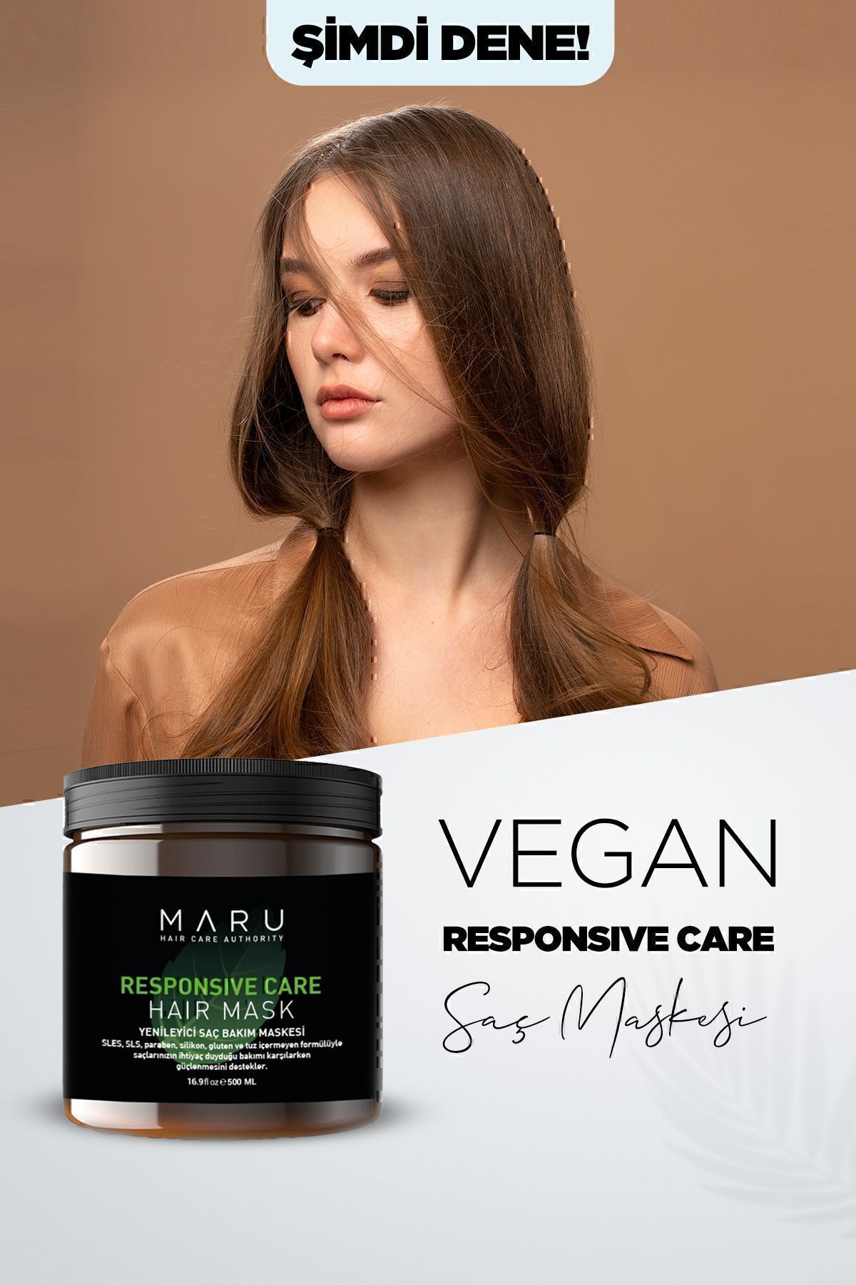 Argan & Keratin Vegan Süt Özlü Yoğun Bakım Maskesi 500 ml 8699211807489