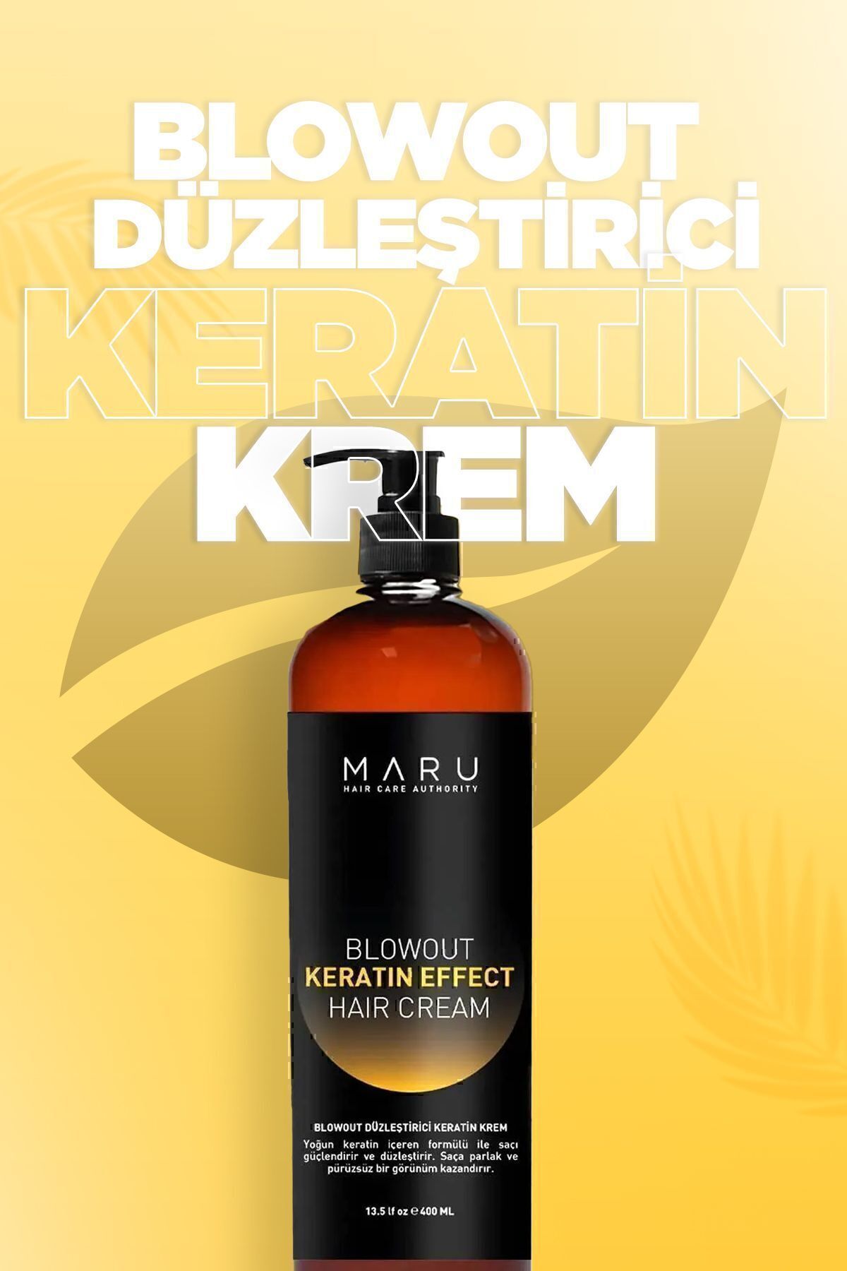 Brezilya Fönü Blowout Düzleştirici Keratin Krem 400 Ml.