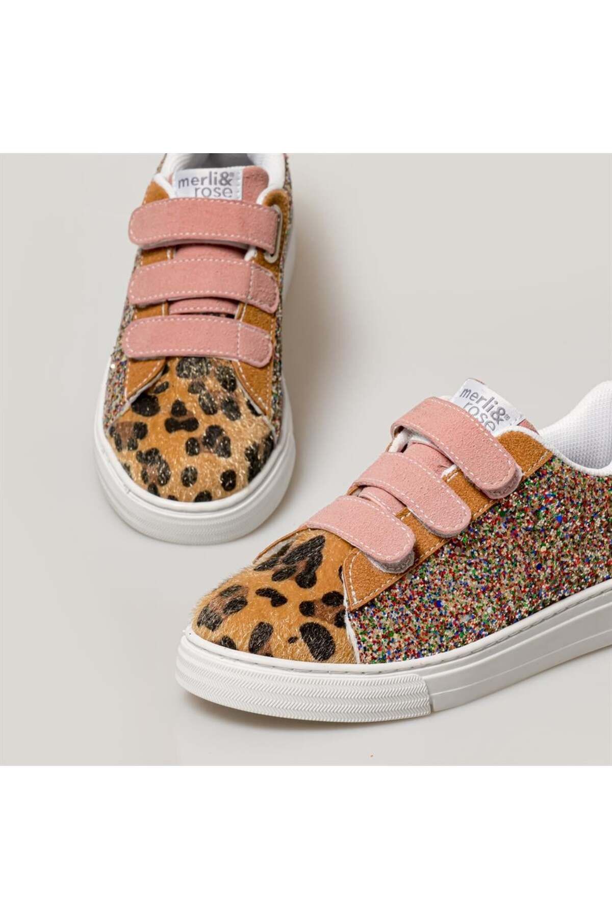 Trio Büyük Çocuk Sneaker | Leopar-glare-pink