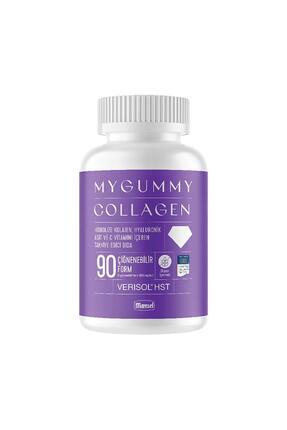 Mygummy Collagen Hidrolize Kolajen, Hyaluronik Asit ve C vitamin İçeren Takviye Edici Gıda 90 Çiğnen Image 0
