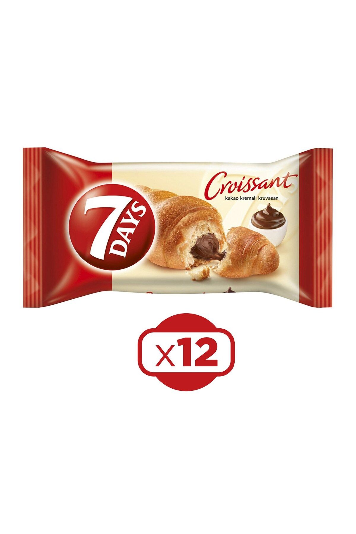 7DAYS Kakao Kremalı DolguluKruvasan 60 gr x 1...