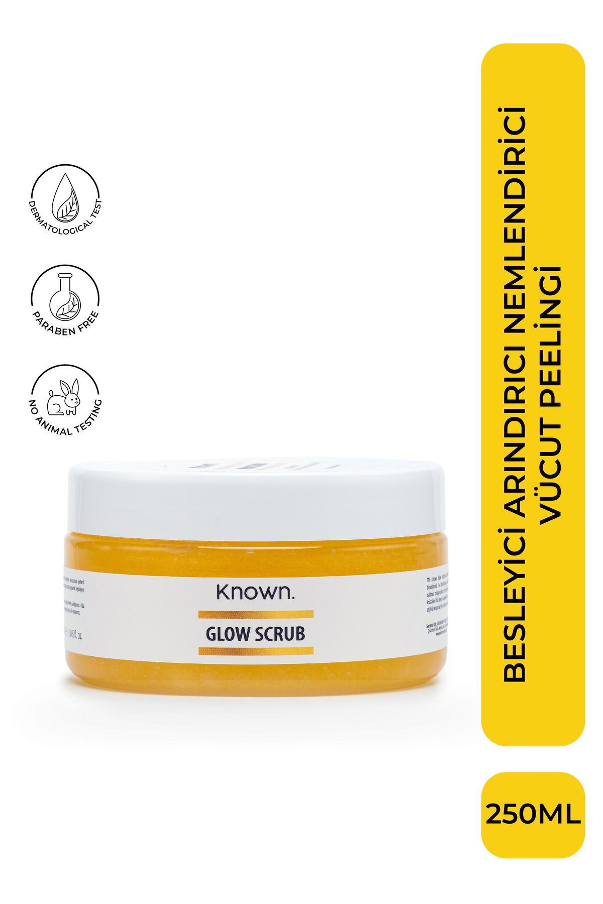 KNOWN.Glow Body ScrubBesleyici Arındırıcı Nem...