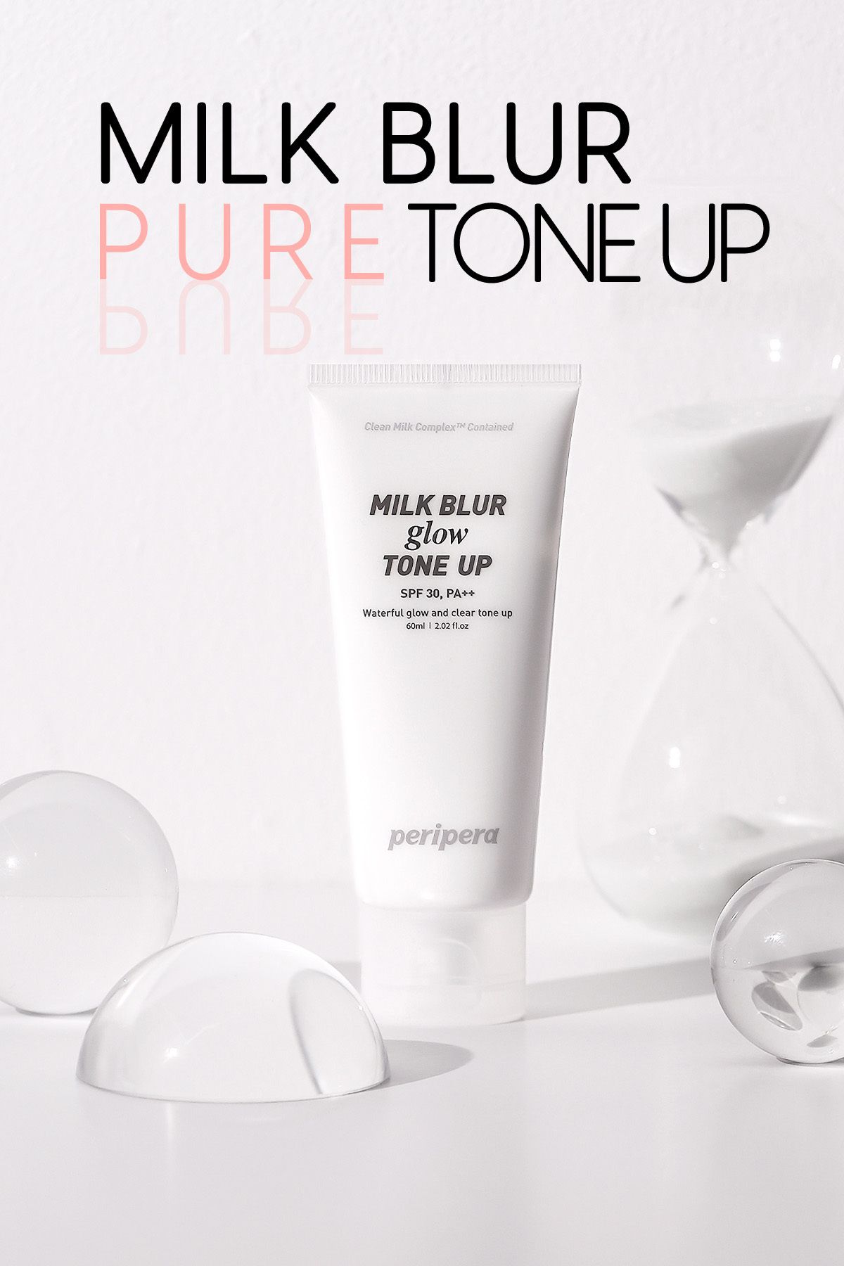 Cilde Işıltı Veren, Cilt Tonu Eşitleyici Krem Peripera Milk Blur Tone Up Cream SPF30/PA++ (04 Glow)