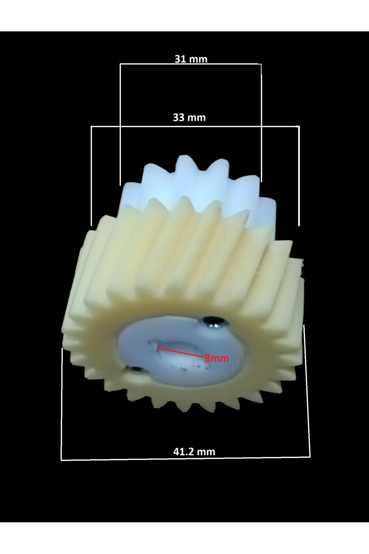 Braun 280-264 Kıyma Makinası Uyumlu Çift Dişlisi