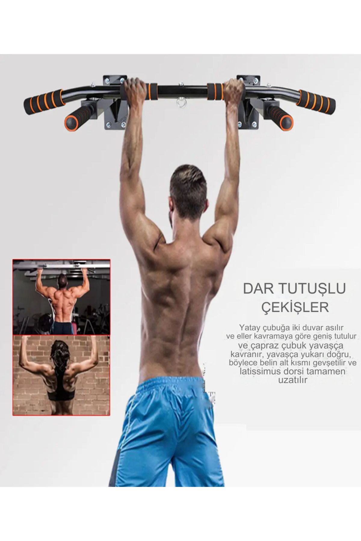 Duvar Barfiks Aleti Barfix Demiri Barfiks Çubuğu 200 Kg Taşıma Kapasiteli