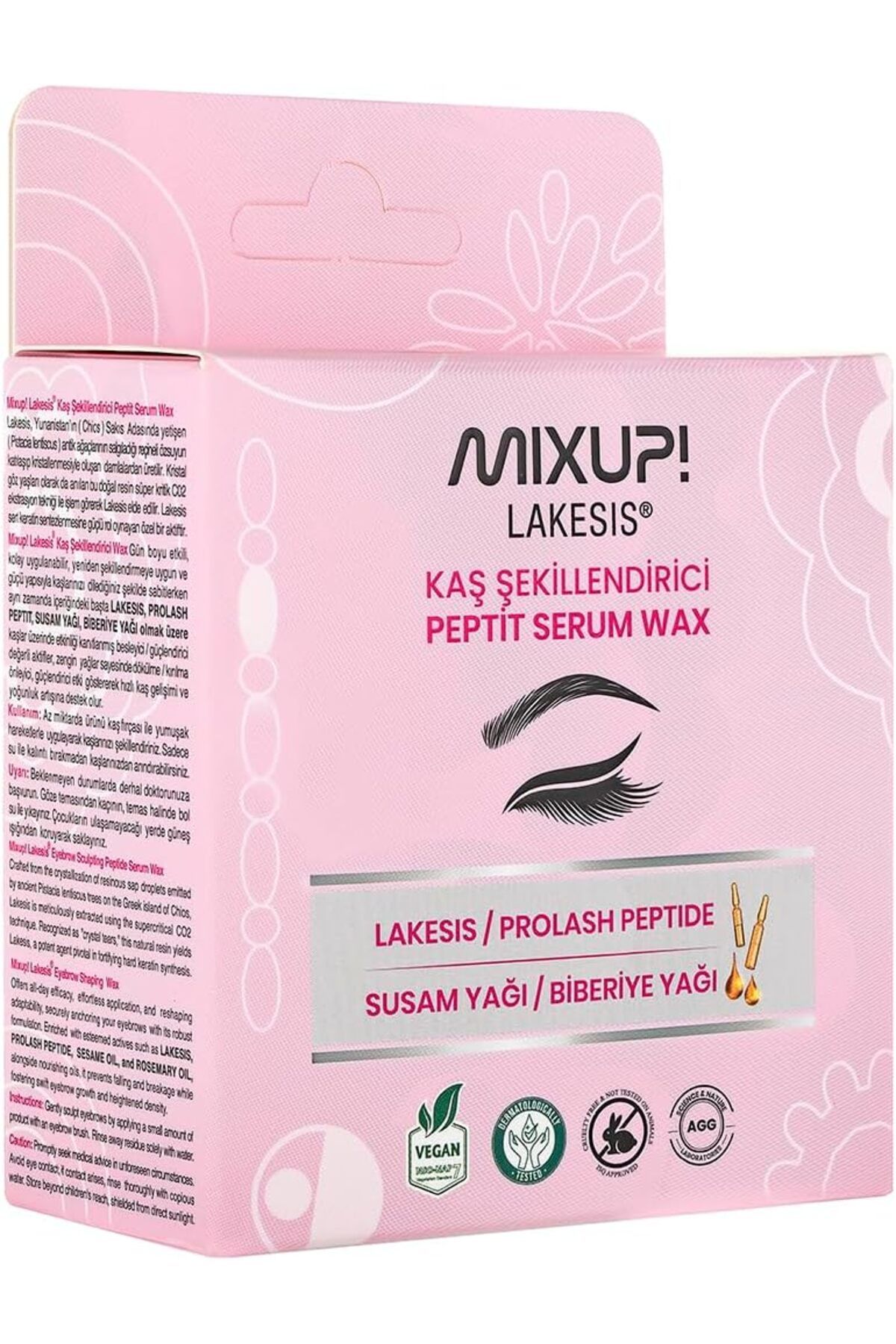 Lakesis Prolash Peptit Kaş Şekillendirici Wax 50 ml