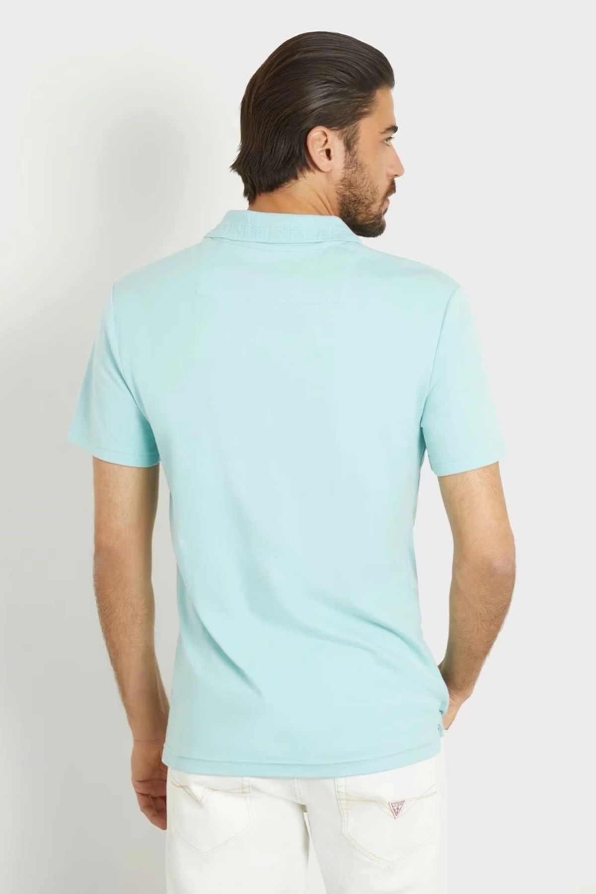 Erkek Nolan Ss Mavi Polo T-shirt