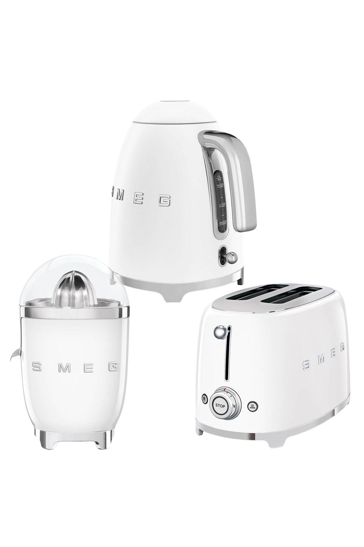 SmegBeyaz Kettle-1x2 EkmekKızartma Makinesi V...