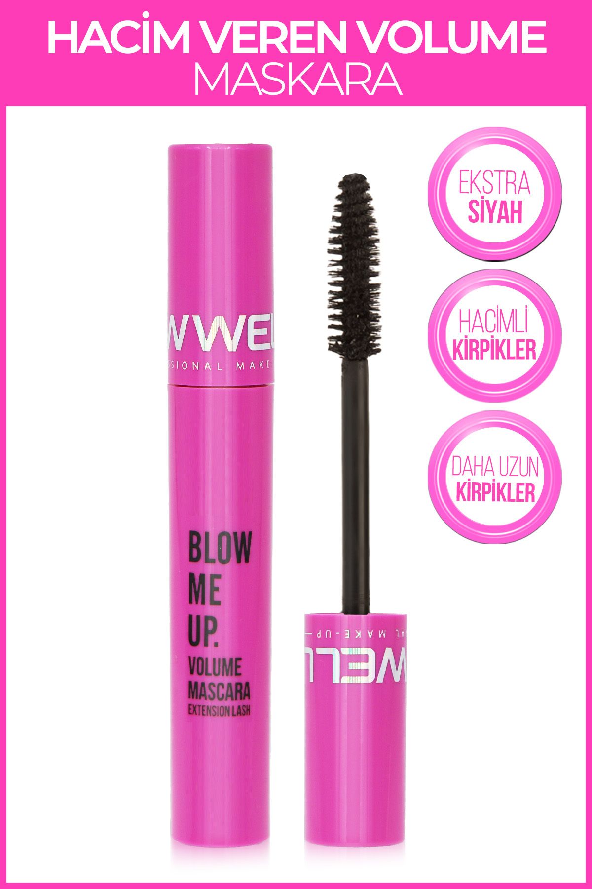 New WellBlow Me Up VolumeMascara 8 ML