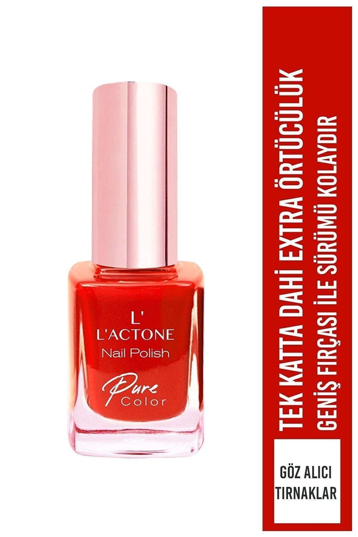 Kırmızı Oje Nail Polish Pure Color 313