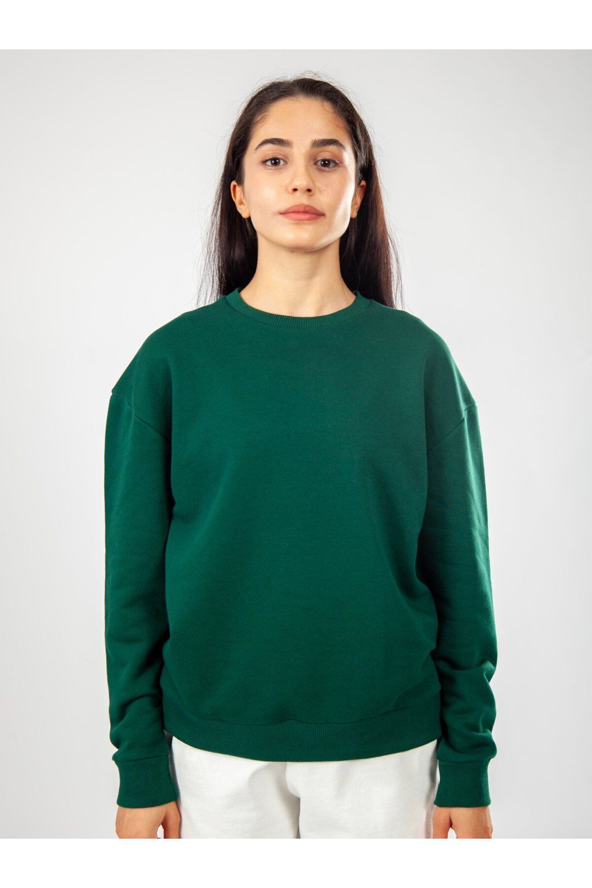 Coredra Basic Kadın RelaxedFit Sweatshirt