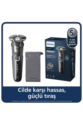 5000 Serisi Tıraş Makinesi S5887/10,sinekkaydı Tıraş,ıslak Ve Kuru Kullanım,hassas Düzeltici Image 0