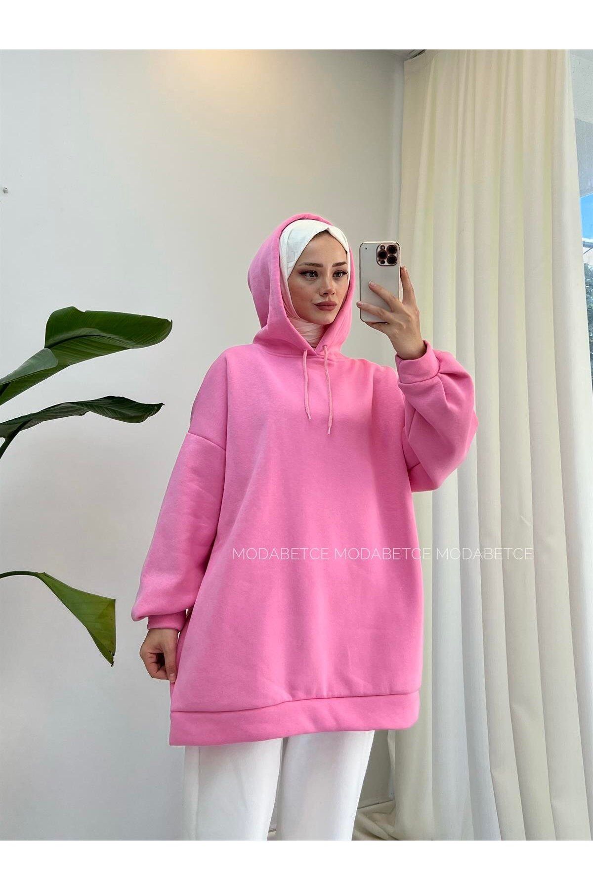 modabetceextra oversizekadın sweatshirt 2bede...