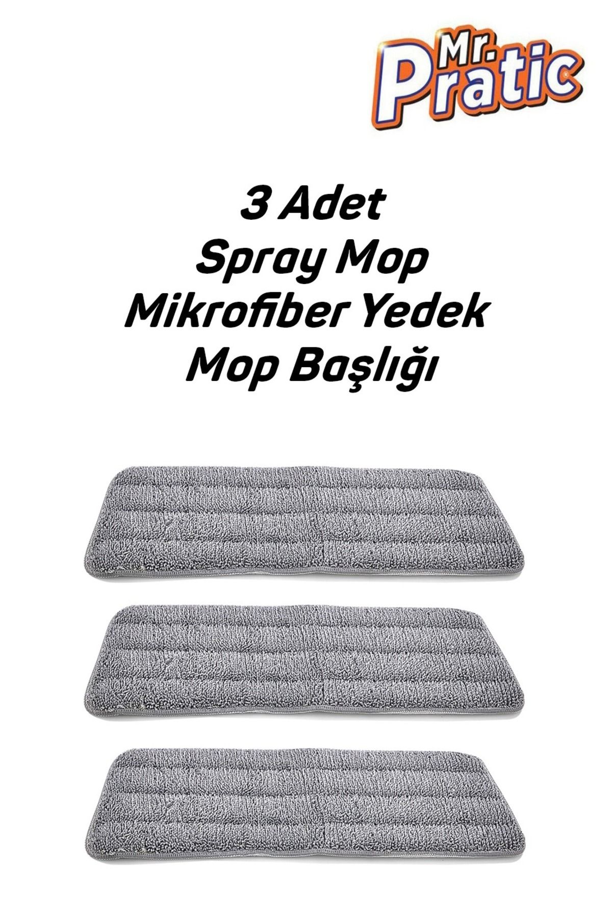 MR.PRATİC3 Adet Spray MopUyumlu Mikrofiber Ye...