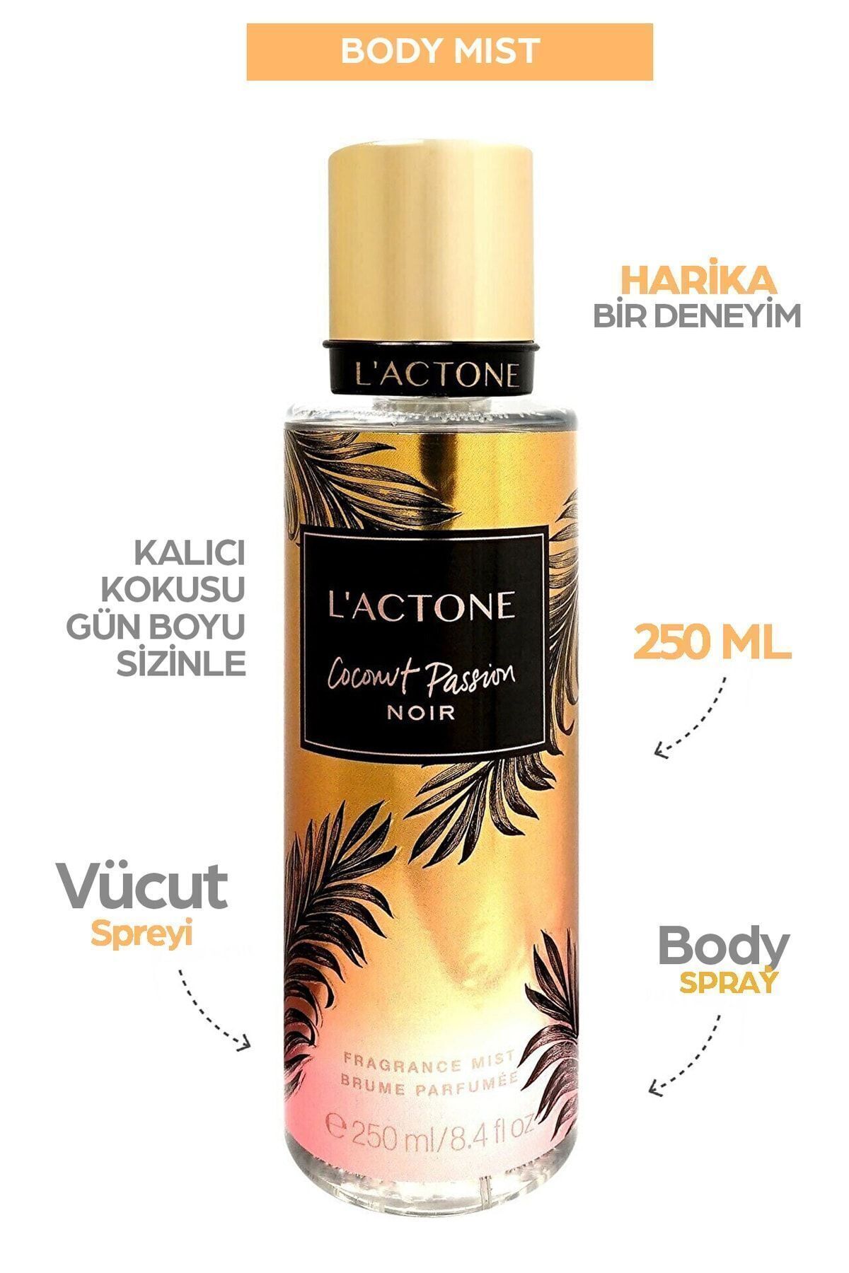 Coconut Passion Noir Body & Hair Mist 250 ml / Vücut & Saç Spreyi