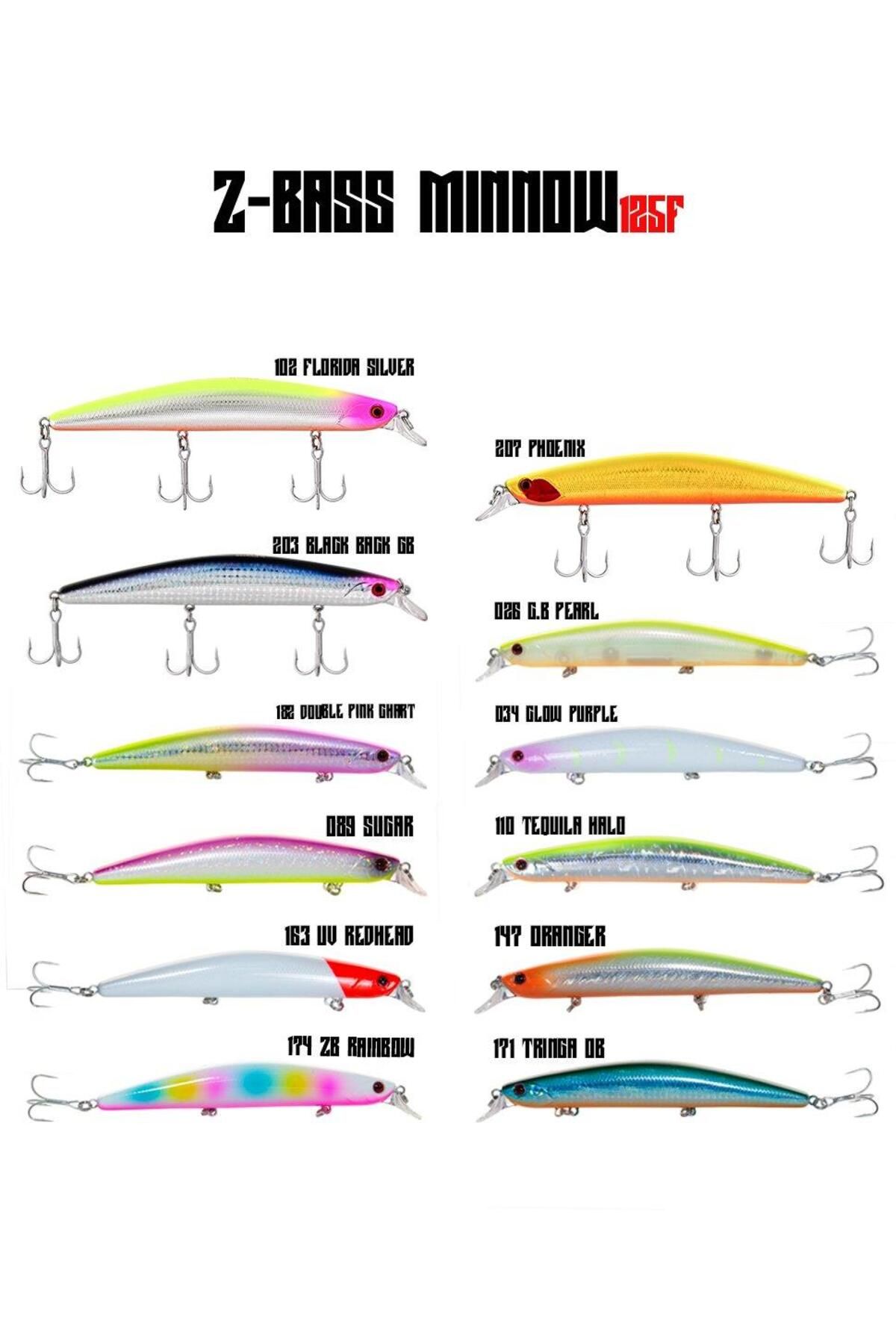 Fujin Z-bass Minnow 125f 21grMaket Balık