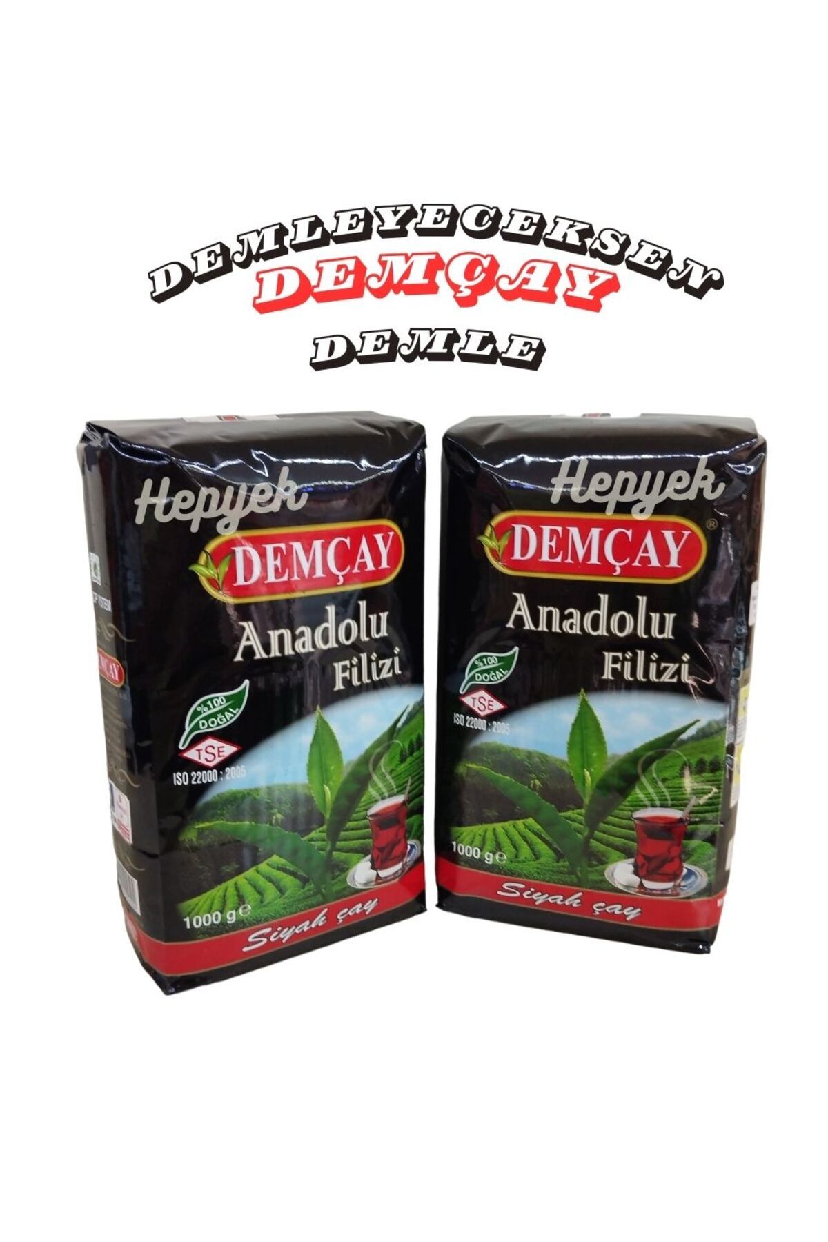 DEMÇAY Anadolu Filiz Çayı1000 gr x2 adet