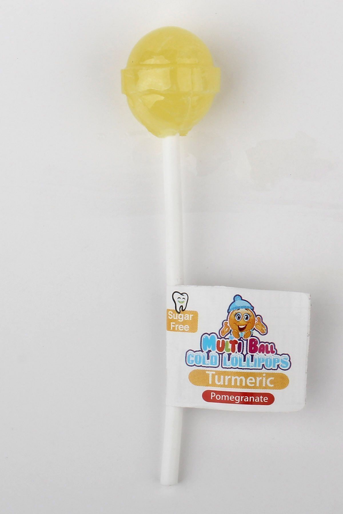 Cold ( Zerdeçal / Nar Kabuğu) Şekersiz / Sugar Free Lolipop 12 Ad