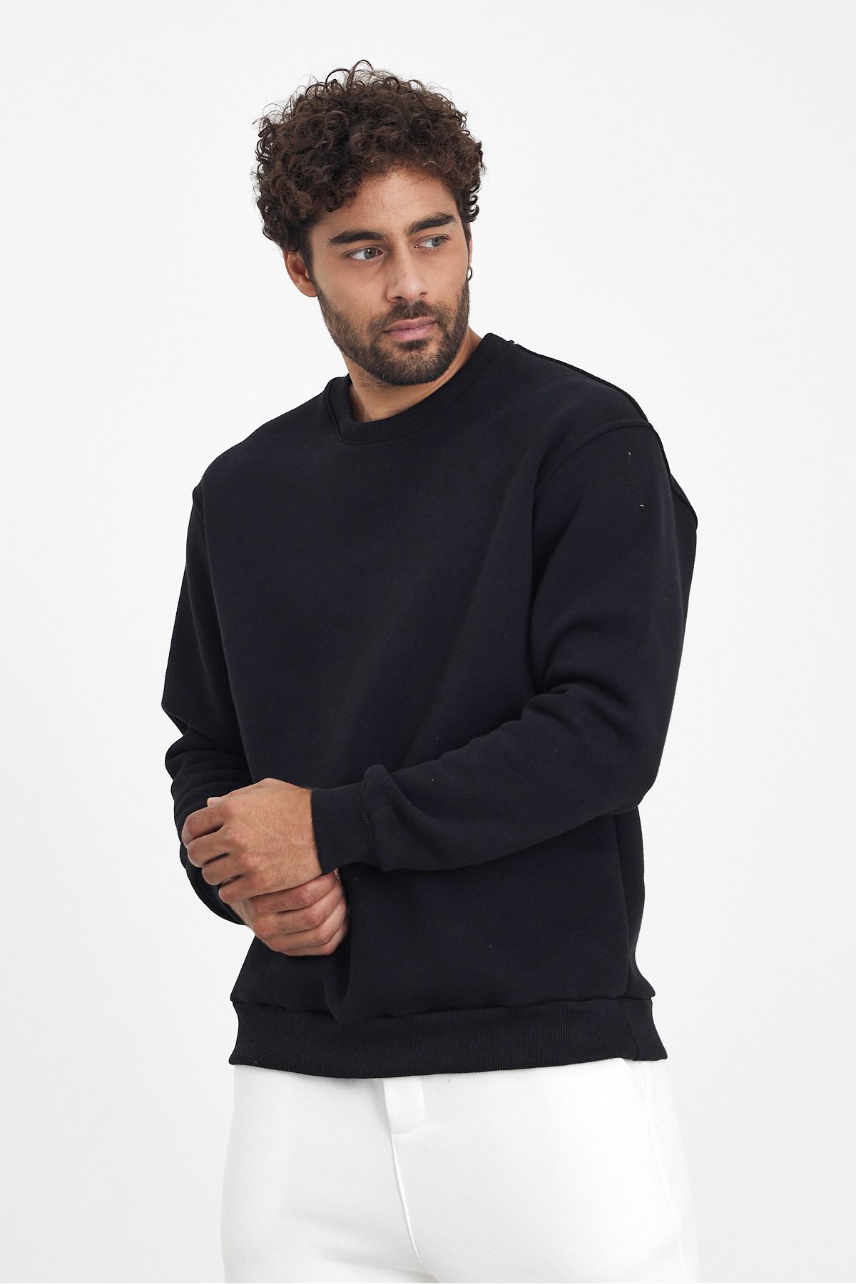 Üç İplik Şardonlu Basic Sweat AF-K83011LNS