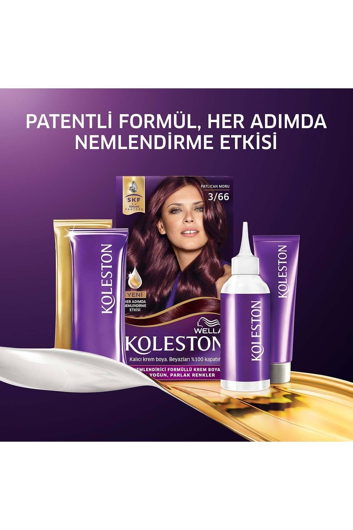 Koleston Kit Saç Boyası 3/66 Patlıcan Moru