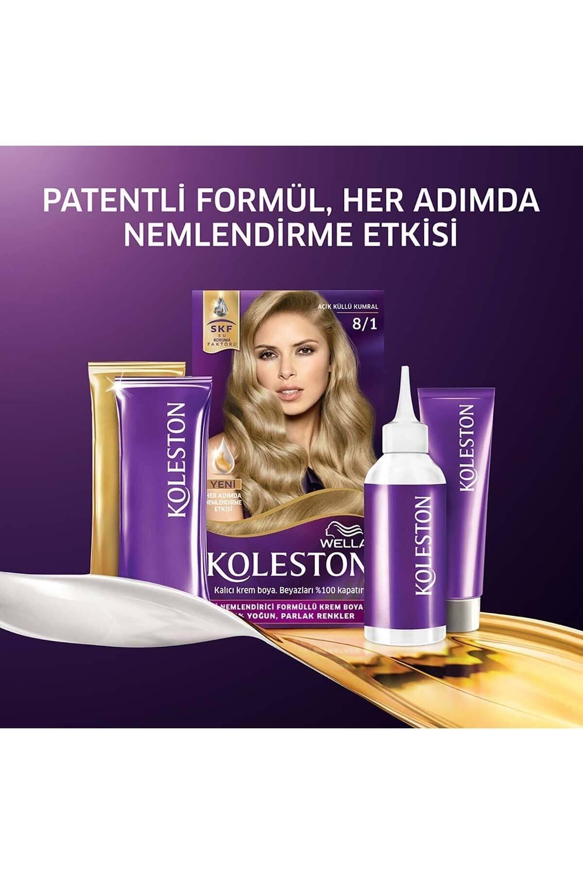 Koleston Kit Saç Boyası 8/1 Açık Küllü Kumral