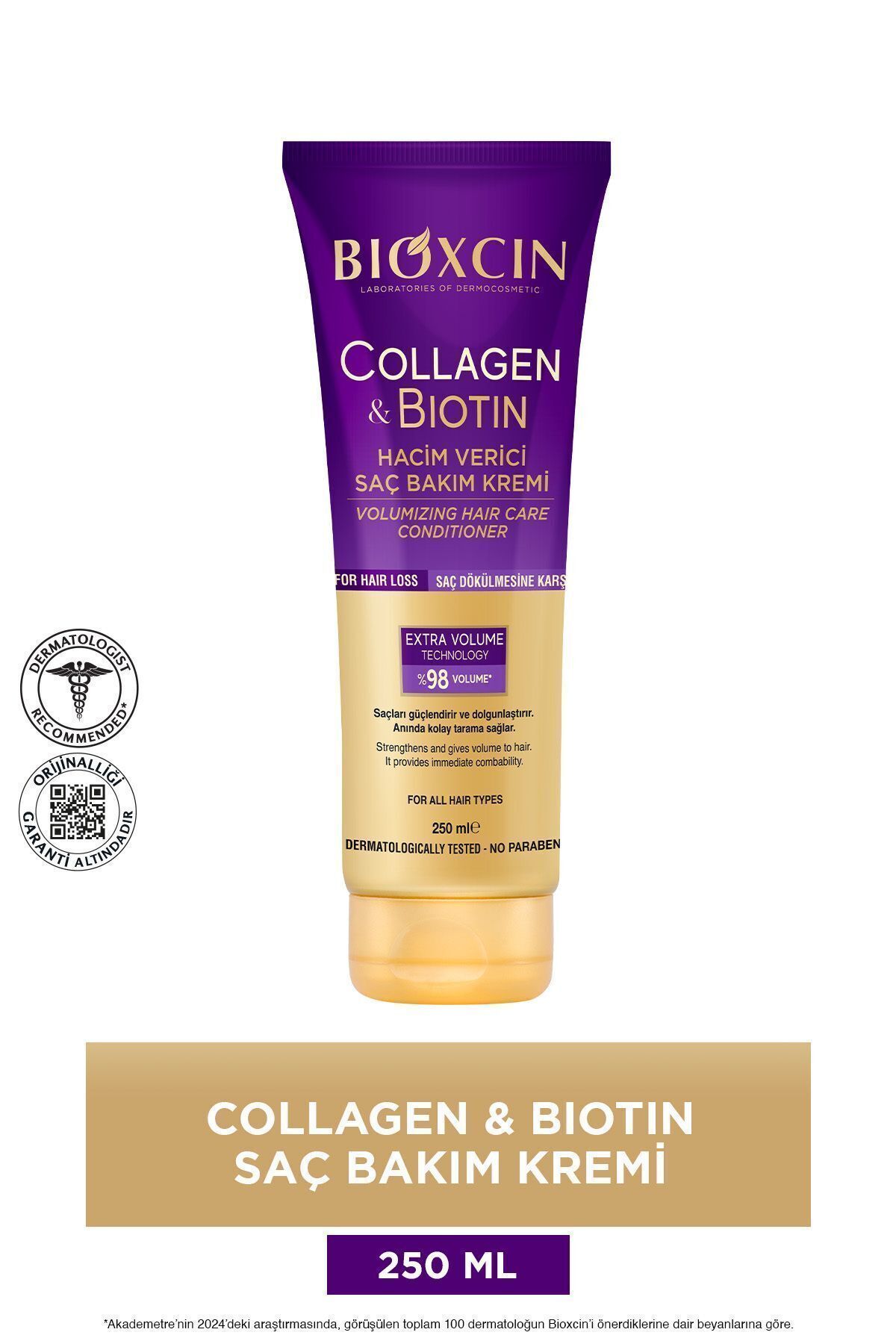 Bioxcin Collagen & BiotinEkstra Hacim Saç Kre...