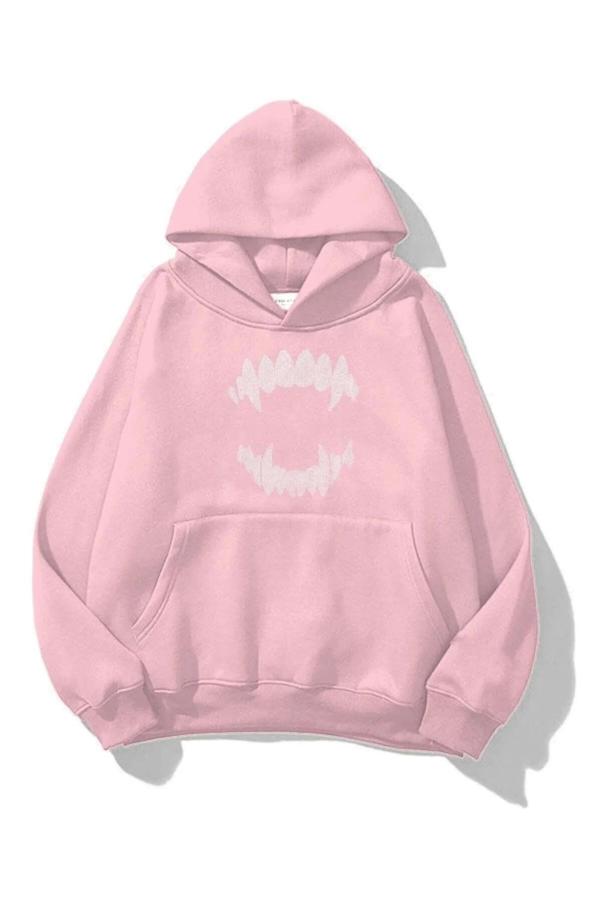 ViolonUnisex Teeth TaşBaskılı Sweatshirt