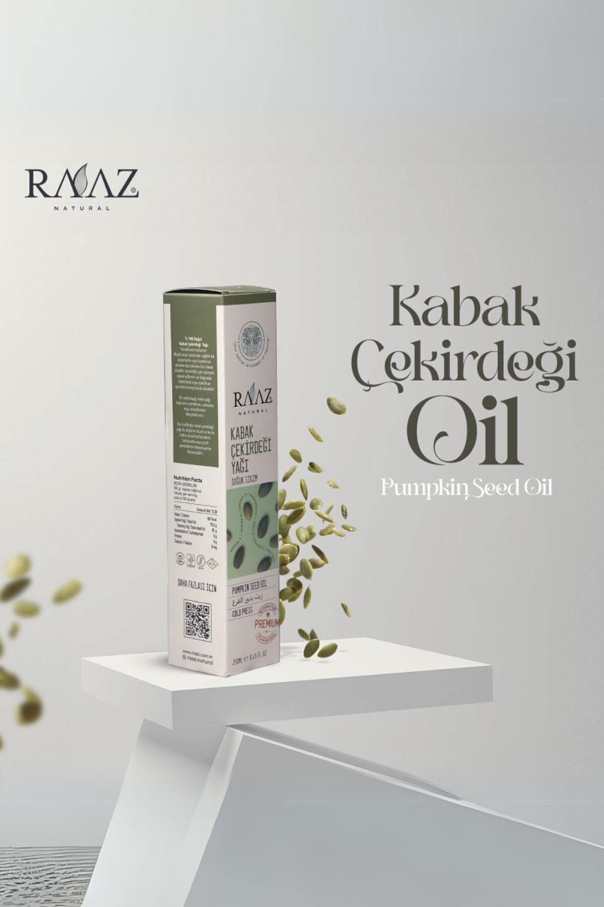 Kabak Çekirdeği Yağı 250 ml Pumpkin Seed Oil