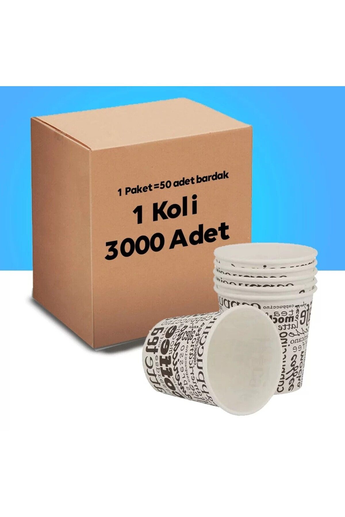 AA Shop 6.5 Oz Karton Bardak3000 Adet Koli To...