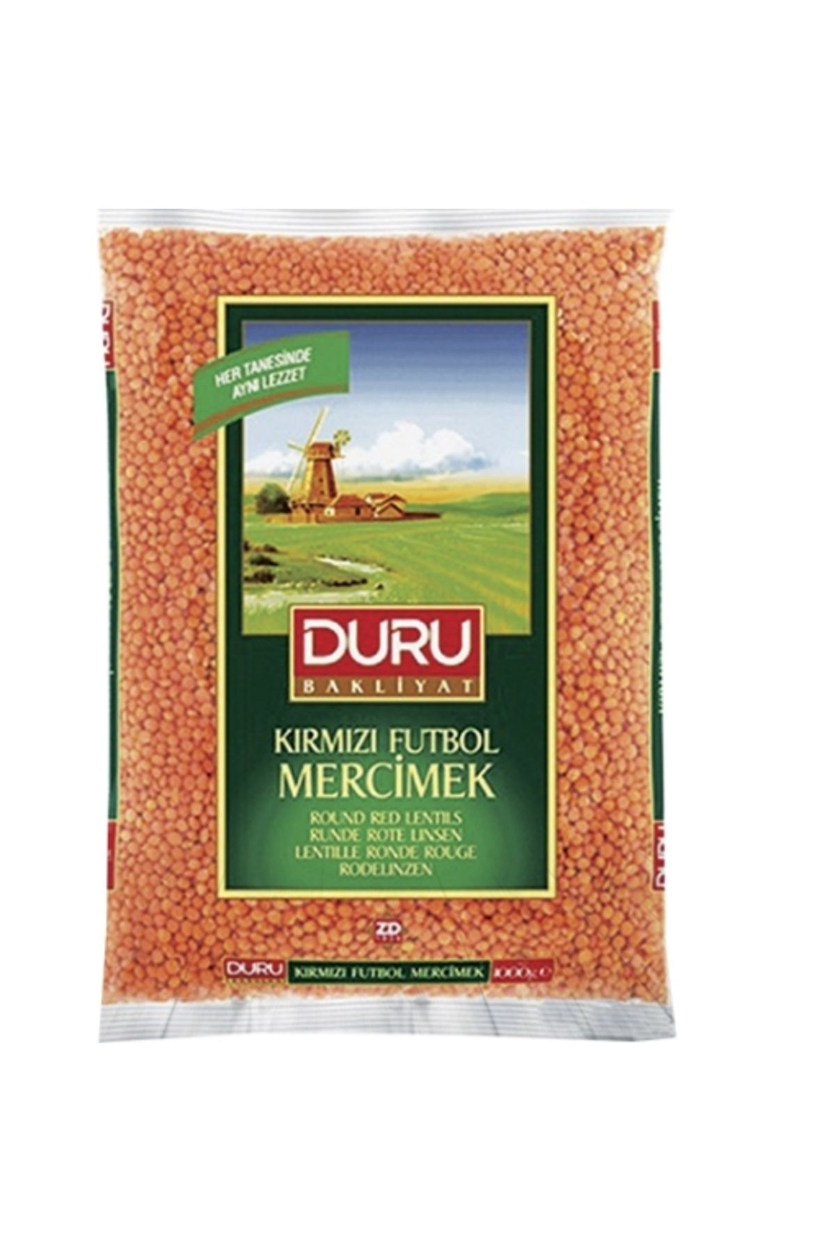 DuruKırmızı Mercimek 1000Gr. (BAKLİYAT)