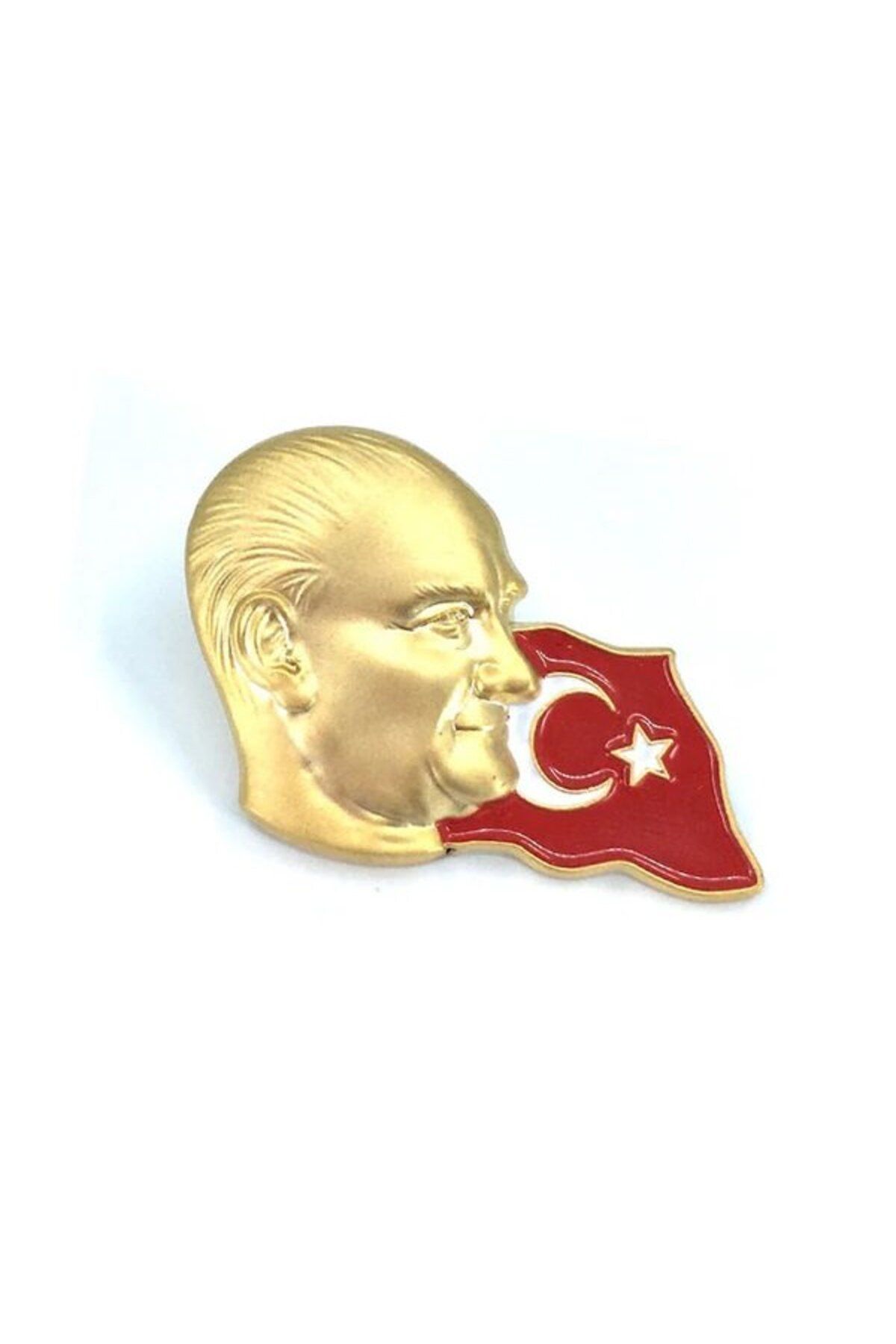 Herşey Nota Atatürk TürkBayrakğı Altın Rozet