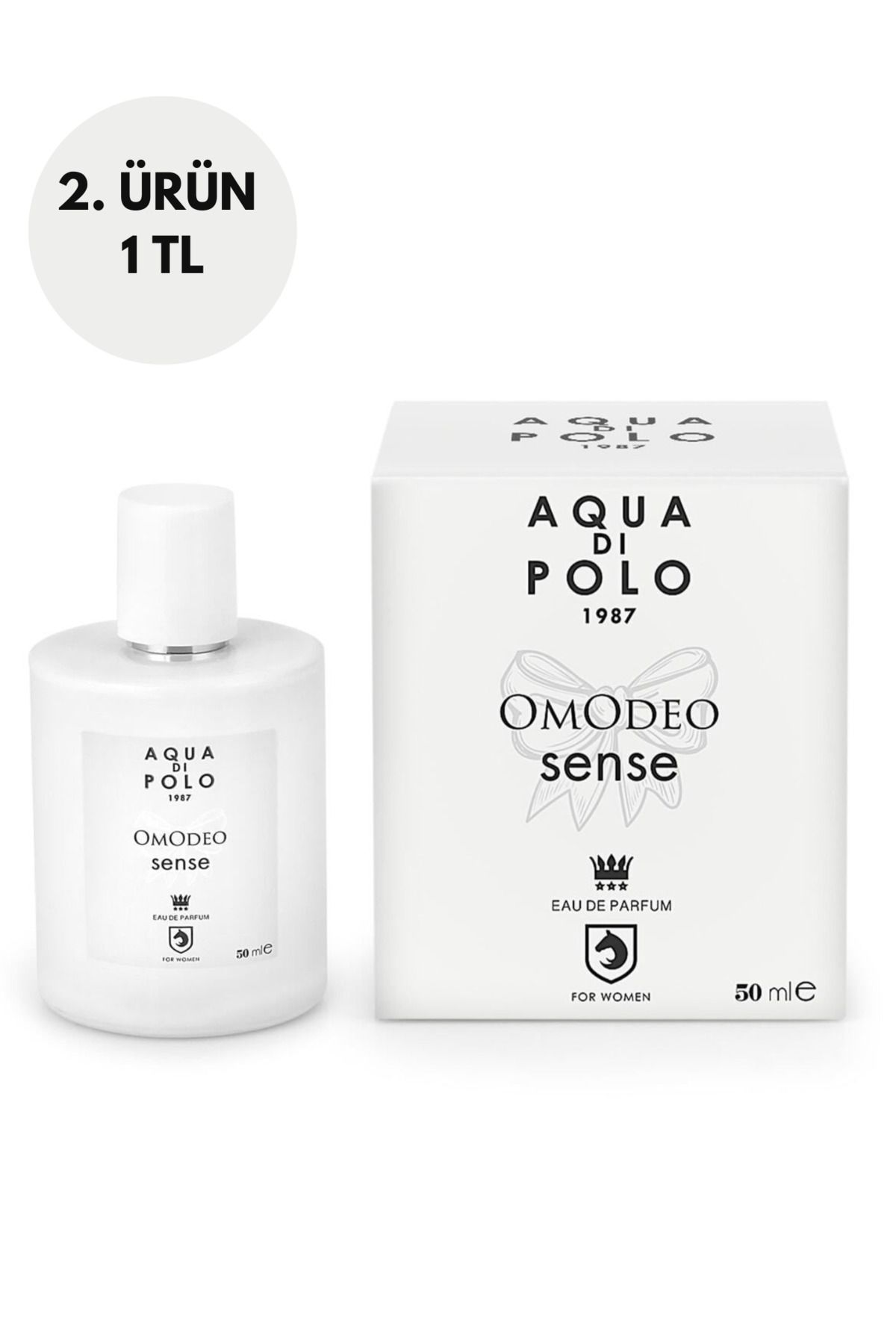 Aqua Di Polo 1987OmodeoSense 50 Ml Kadın Edp...