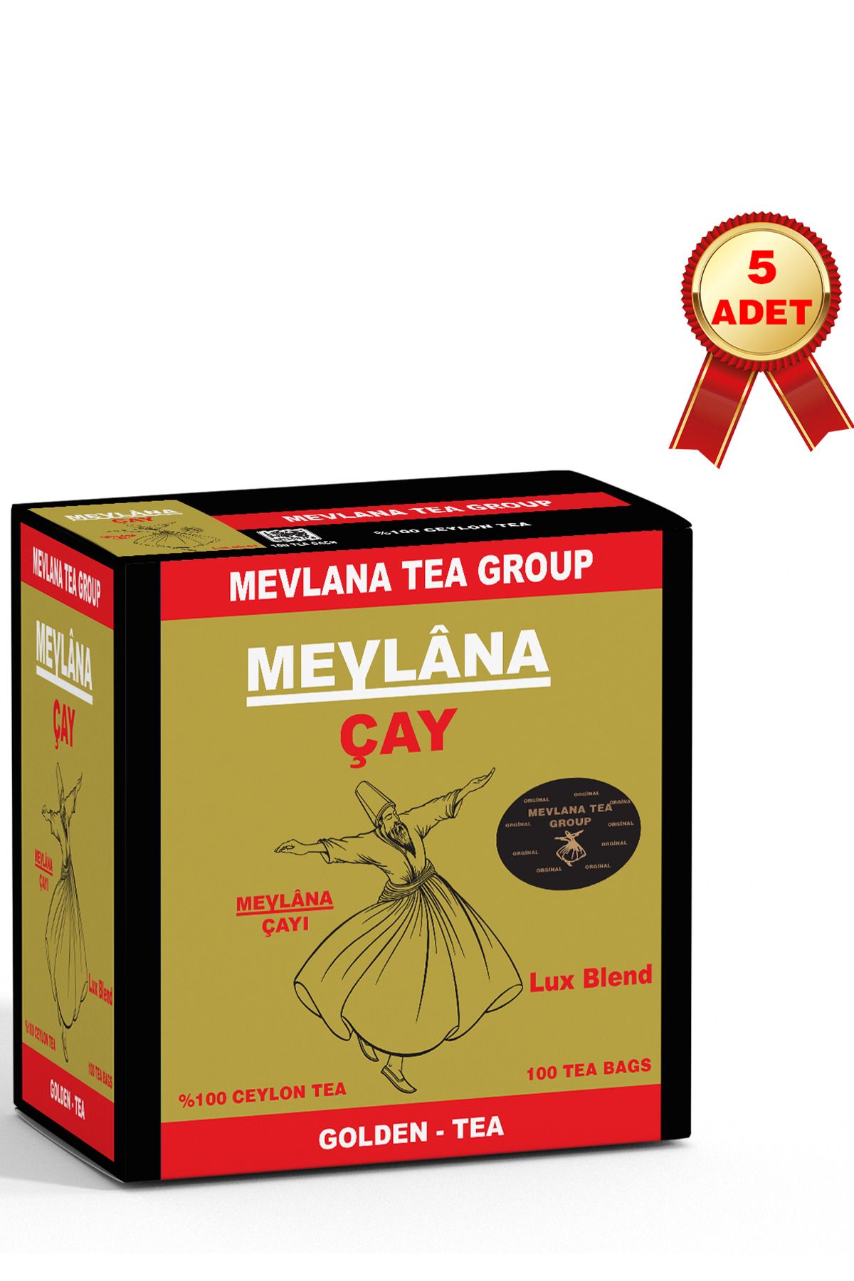 Mevlana Çay 5 X 100 CeylonSri Lanka Sallama M...