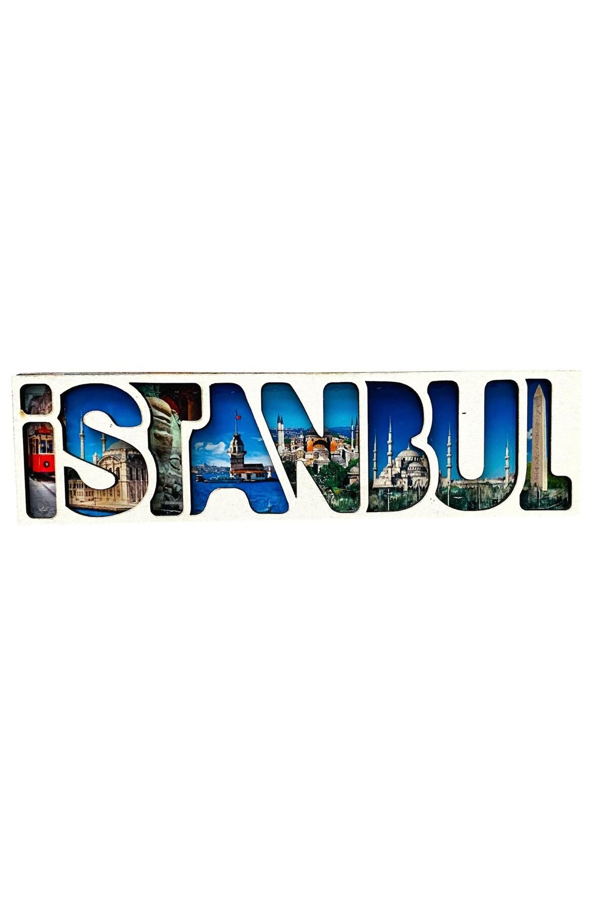 312 KONSEPT İstanbul TemalıAhşap Magnet Hediy...