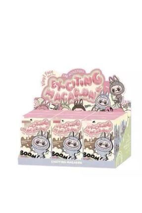 New Labubu 1:1 Replica The Monsters Blind Box Cardiac Macarone Kawai Guess Bag Figure Model Vinyl... Image 0
