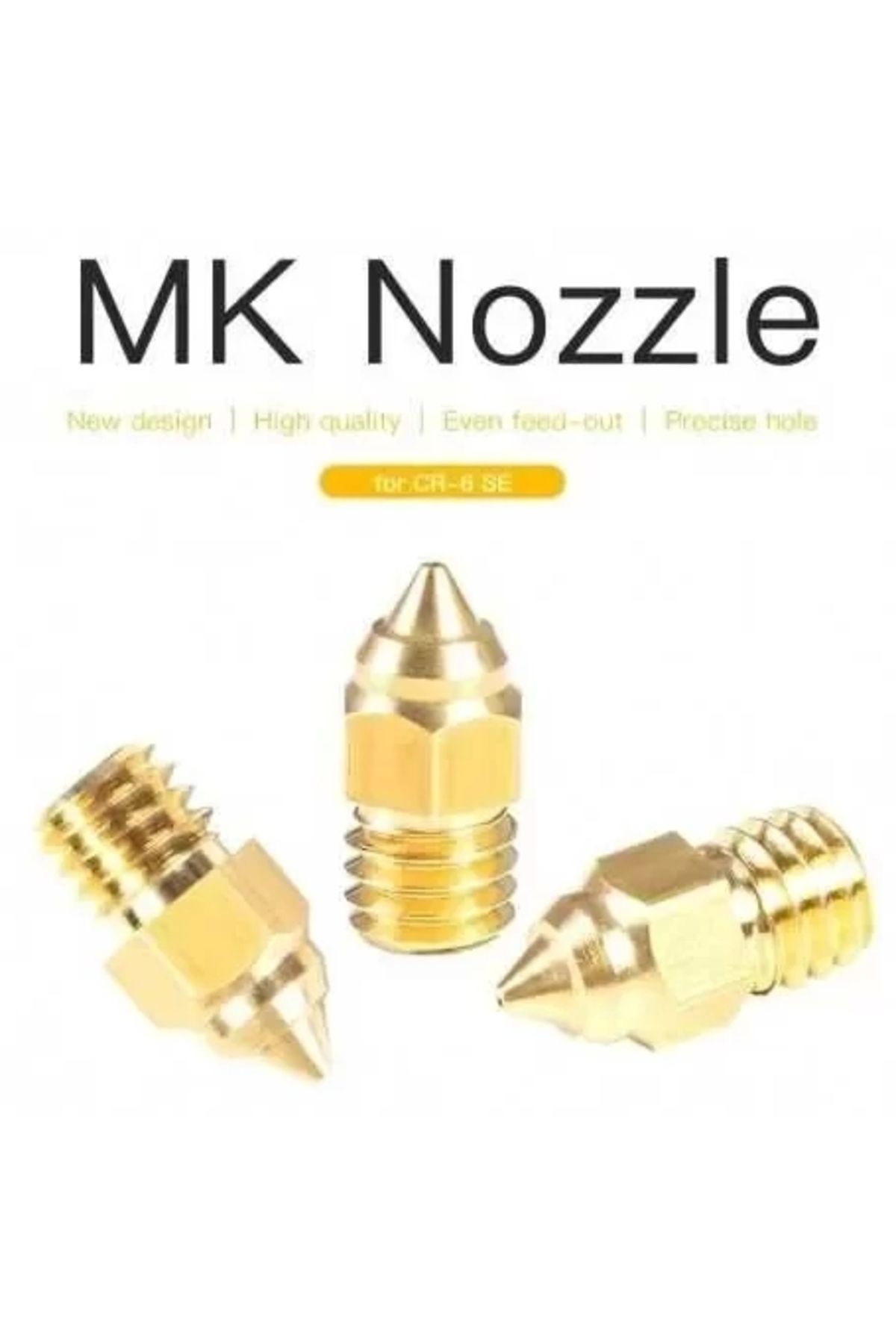 Creality Cr-6 Se Nozzle Mk8Uyumlu Nozzle 1 Mm