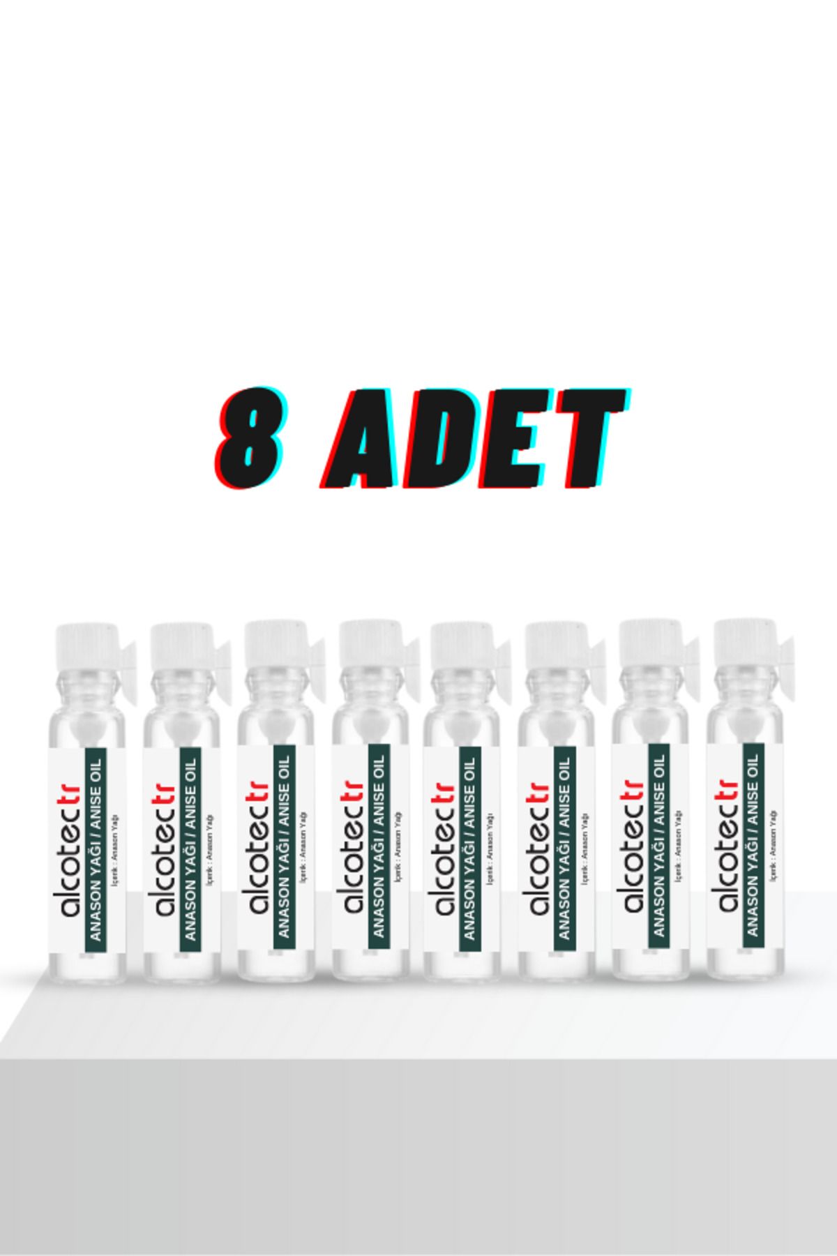 ALCOTECTR Anason Yağı 2,8ml 8Adet (2,8ml)