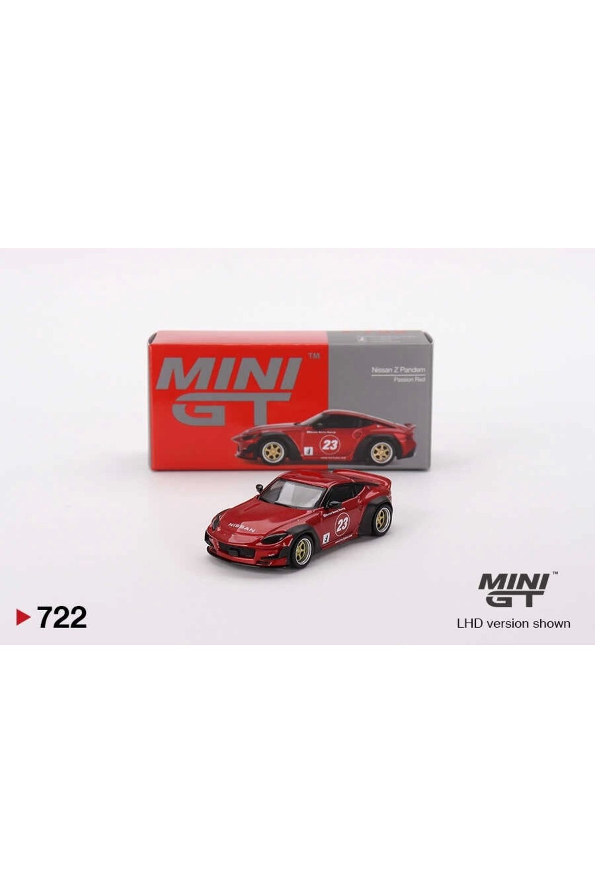 mini gt 1/64 Nissan Z PandemPassion Red Mgt00...