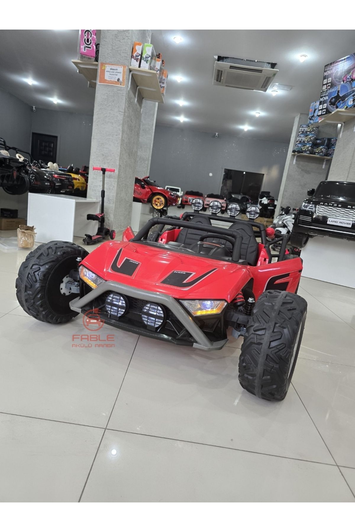 Fable Truck 24V Off Road!24V, Kauçuk Lastik,...