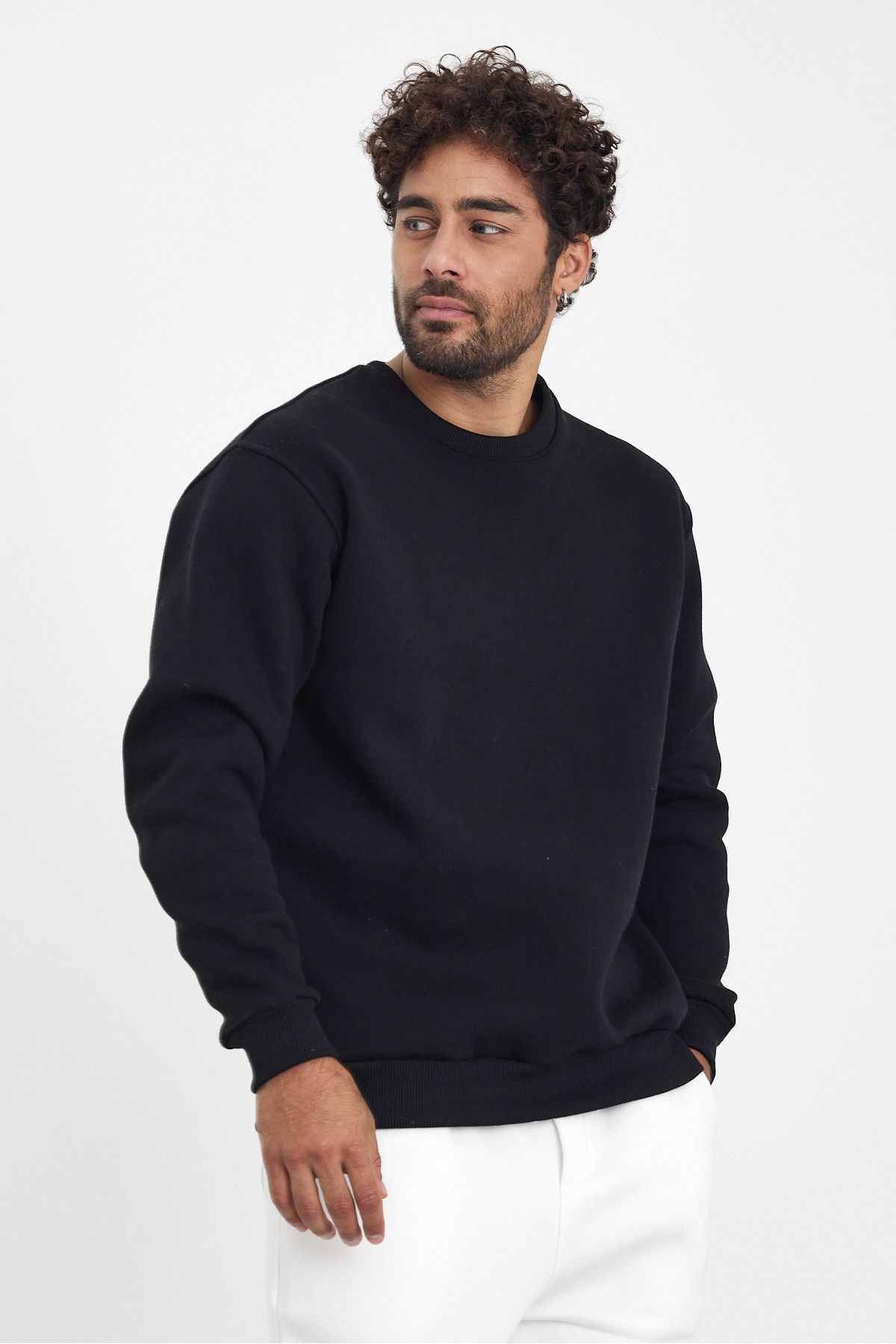 Üç İplik Şardonlu Basic Sweat AF-K83011LNS